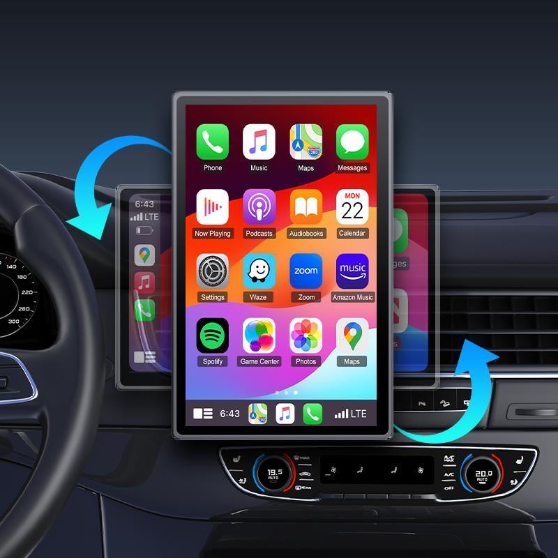 8.1"/ 7" Inch Portable Wireless Apple Carplay Screen and Android Auto, Car Video Players,Carplay Screen