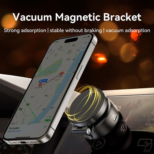 Electric Suction Cup Phone Mount,Phone Mount for Car/ Mirror/Gym/Office,Double Side Available,Retractable and 360° Rotatable,Holder for Mobile Phones